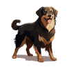 Hovawart owner farm dog purebred