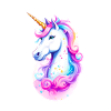Regenbogen Einhorn 02