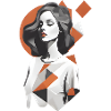Geometry Woman Art