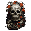 Dark Romance: Skulls and Roses