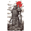Dystopian Skeleton Gothic Occult Design