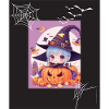 Halloween child with pumpkin
