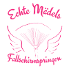 Fallschirmspringerin Echte Mädels