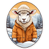 Cute cuddly sheep
