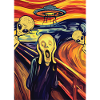 Le cri Edvard Munch Alien OVNI Peinture