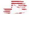 Train American Flag