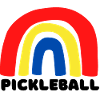 Pickleball rainbow