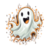 Friendly Laughing Ghost - Halloween