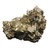 Pyrit svovl grus Kattens guld mineralske krystal