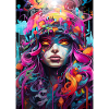 Fille graffiti