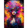 Fille graffiti