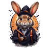 Lapin d'halloween