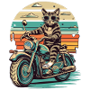Cooler Cats - With Velvet Paws on Two Wheels