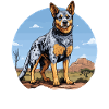 Hund Bouvier australien
