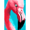Flamingo-Kopf