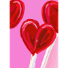 Herz-Lollipop