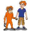 Rimba und Junge