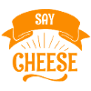 Say Cheese Orange Banner