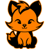 Renard mignon mignon bébé