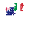 Nouvelle-Zélande Italie Drapeau Nouvelle-Zélande