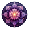 Blume der Kraft - Kronenchakra