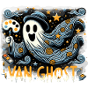 Van Ghost Art Teacher Halloween