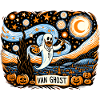 Van Ghost Art Teacher Halloween