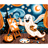 Van Ghost Art Teacher Halloween