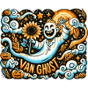 Van Ghost Art Teacher Halloween