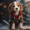 Weihnachten Beagle
