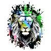 Lion Head Crown Lion Animal