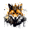 Fox Crown King Animal