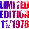 45th Birthday Edition Limitée 11/1978