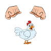 Funny Chicken Saying Chicken