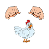 Funny Chicken Saying Chicken