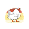 Funny Chicken Saying Chicken