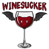Wine Vampire Halloween Drink Bite