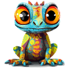 Bunter Gecko Salamander Design