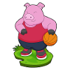 Cochon Basketteur Basketteur