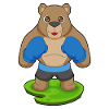 Bear Boxer Boxing Gloves Boxing