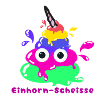 Einhorn-Scheisse,scheisse, bunte scheisse