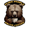 Hate people and drink coffee