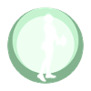 Racket tennis player