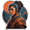 Woman with kimono