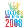 2008 Légendes nées en