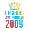 2009 Légendes nées en