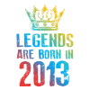 2013 Légendes nées en