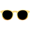 sunglasses gold 25092 B