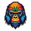 Gorilla Head
