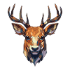 Tête de cerf